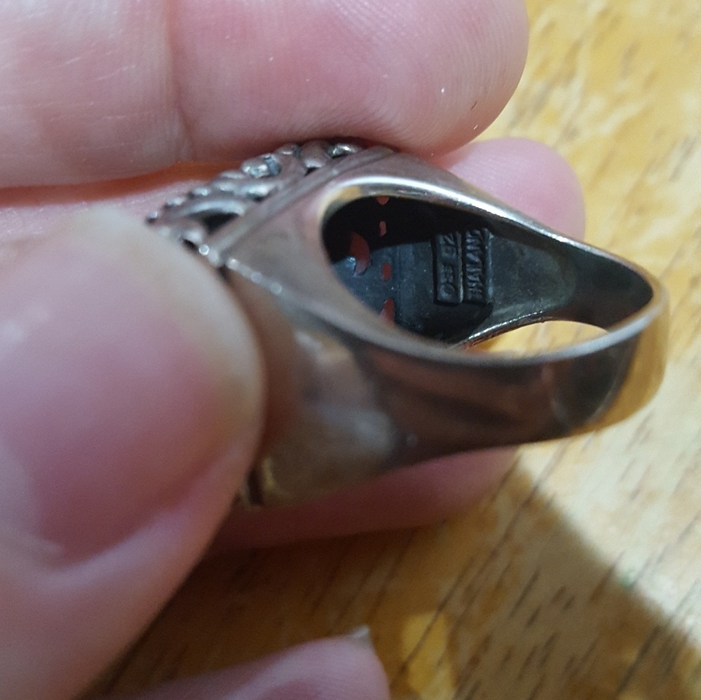 Statement Ring Turquoise Sterling Silver - image 4